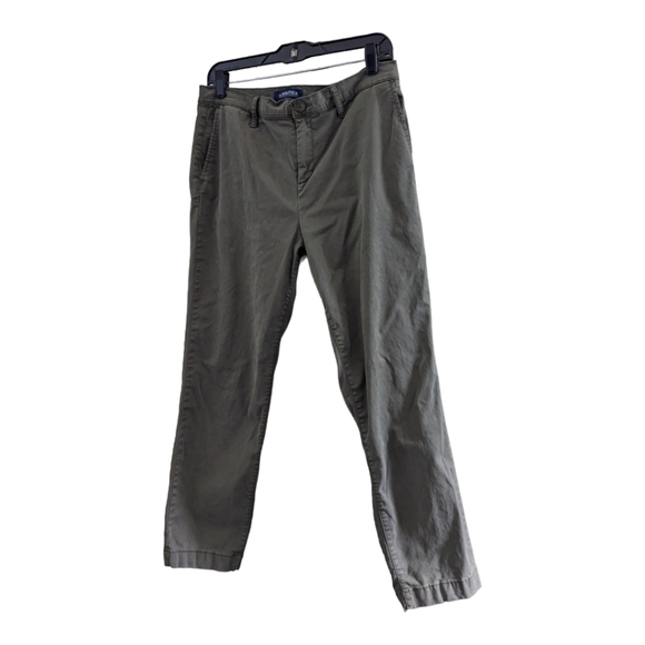 Nautica Olive Tencel Ankle Trouser, 10/30 - Picture 1 of 6